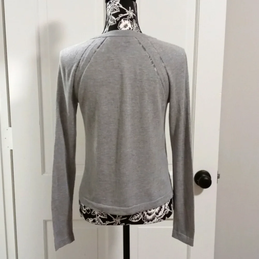 🆕 🩶Loft🩶 - Silk-Blend Open Front Sweater